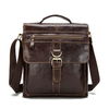 Men Business Genuine Real Leather Casual Coffee Messenger Crossbody Bag Handbag Briefcase