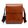Men Business PU Leather Casual Shoulder Messenger Briefcase Crossbody bag