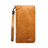 Men Business Vintage Long Zipper Wallet Casual Phone Cards Cash Purse