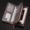 Men Business Wallet PU Multi-card Bit Phone Wallet For Iphone 6 Plus Samsung Xiaomi Huawei