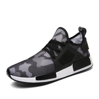 Men Camouflage Mesh Breathable Outdoor Running Shoes Athletic Casual Sneakers