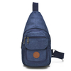 Men Canvas Casual Chest Bag Outdoor Travel Sport Shoulder Bags Crossbody Bags