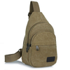 Men Canvas Casual Crossbody Bag Outdoor Sport Chest Bag