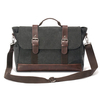 Men Canvas Casual Messenger Bag Multi-pocket Shoulder Bags Crossbody Bags Handbag