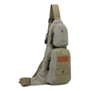 Men Canvas Casual Muti-pocket Chest Bags Outdoor Travel Sports Shoulder Bags