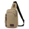 Men Canvas Casual Outdoor Sports Shopping Chest Bags Shoudler Bags