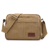 Men Canvas Casual Outdoor Sports Shoulder Bags Crossbody Bags