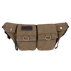 Men Canvas Casual Sports Outdoor Hiking Travel Waist Bags