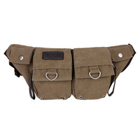 Men Canvas Casual Sports Outdoor Hiking Travel Waist Bags