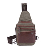Men Canvas Casual Travel Outdoor Shoulder Bag Crossbody Chest Bag