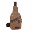 Men Canvas Sling Chest Bags Travel Hiking Crossbody Bags