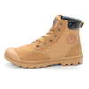 Men Canvas Splicing Cap-toes High Top Wear Resistant Sport Casual Boots
