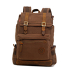 Men Canvas Sports Travel Shoulder Bag Outdoor Bag Multi-pocket Backpack