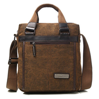 Men Canvas Wear Durability Crossbody Bag Leisure Outdoor Retro Handbag
