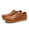 Men Casual Business Shoes Soft Round Toe Flat Shoes Male Wear-Resisting Shoes