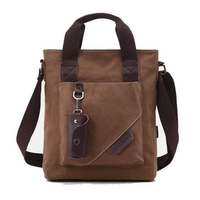 Men Casual Canvas Business Computer Handbag Shoulder Bag