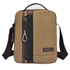 Men Casual Canvas Business Zipper Multi-pocket Shoulder Bags Crossbody Bags