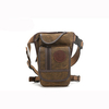 Men Casual Canvas Travel Climbing Drop Waist Bags Multi-pocket Leg Bags