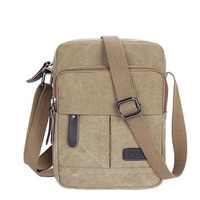 Men Casual Large Capacity Leisure Canvas Crossbody Bag Shoulder Bag