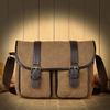 Men Casual Vintage Canvas Crossbody Bag Sport Travel Shoulder Bag