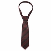 Men Classic Tie Necktie Black Red Geometric Woven Neck Ties