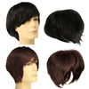 Men Cosplay Wig Handsome Short Straight Hair Party Wigs Black Dark Brown