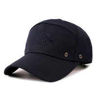 Men Cotton Baseball Cap Sports Golf Snapback Outdoor Sun Visor Hats