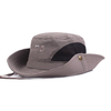 Men Cotton Mesh Breathable Visor Bucket Hats Outdoor Fisherman Climbing Embroidery Sunshade Cap