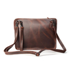 Men Cow Leather Crossbody Bag Business Satchel Briefcase Handbag