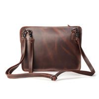 Men Cow Leather Crossbody Bag Business Satchel Briefcase Handbag