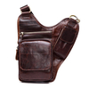 Men Cow Leather Waist Bag Genuine Leather Crossbody Bag