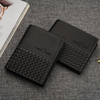 Men Cowhile Pu Casual Short Horizontal Vertical Wallet