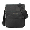 Men Genuine Leather Black Shoulder Bags Casual Business Outdoor Crossbody Bags