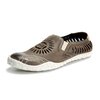 Men Genuine Leather Breathable Hollow Out Soft Casual Loafers