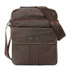 Men Genuine Leather Brown Business Casual Crossbody Bags Outdoor Shoulder Bags