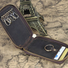 Men Genuine Leather Casaul Leisure Car Key Case Key Bags
