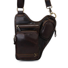 Men Genuine Leather Casual Business Outdoor Crossbody Bag Leisure Retro Shoulder Bag