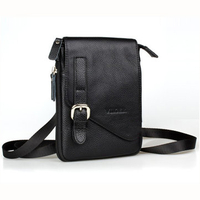 Men Genuine Leather Casual Waist Bum Bag Leisure Crossbody Bag