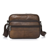 Men Genuine Leather Crossbody Bag Fashion Business Shoulder Bag
