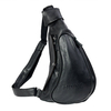 Men Genuine Leather Vintage Casual Chest Bag Retro Leisure Shoulder Bag