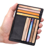 Men Genuine Lether Cowhide Card Holder Coin Holder