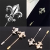 Men Groom Vintage Alloy Spear Lapel Stick Brooch Pin Corsage Wedding Suit Shirt Accessories