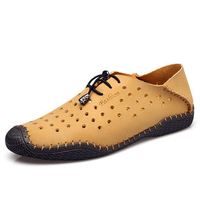 Men Hollow Out Two Wearing Ways Breathable Stitching Outdoor Casual Shoes
