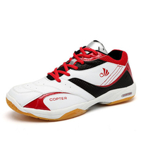 Men Indoor Slip Resistant Breathable Badminton Shoes Shock Absorption Sneaker
