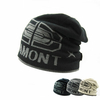 Men Knitted Thicken Wool Beanie Caps Letter Double Layer Warm Cover Head Ski Cap