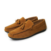 Men Lazy Seude Moccasin Shoes Soft Round Toe Casual Driving Shoes
