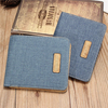 Men Light Multifunction Short Wallet Canvas Casual Card Holders Purse