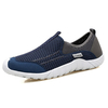 Men Lycra Mesh Fabric Breathable Running Shoes Non-slip Casual Sneakers
