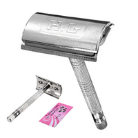 Men Manual Stainless Steel Shaver Double Edge Blade Razor