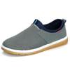 Men Mesh Fabric Splicing Breathable Flat Slip On Sport Casual Shoes